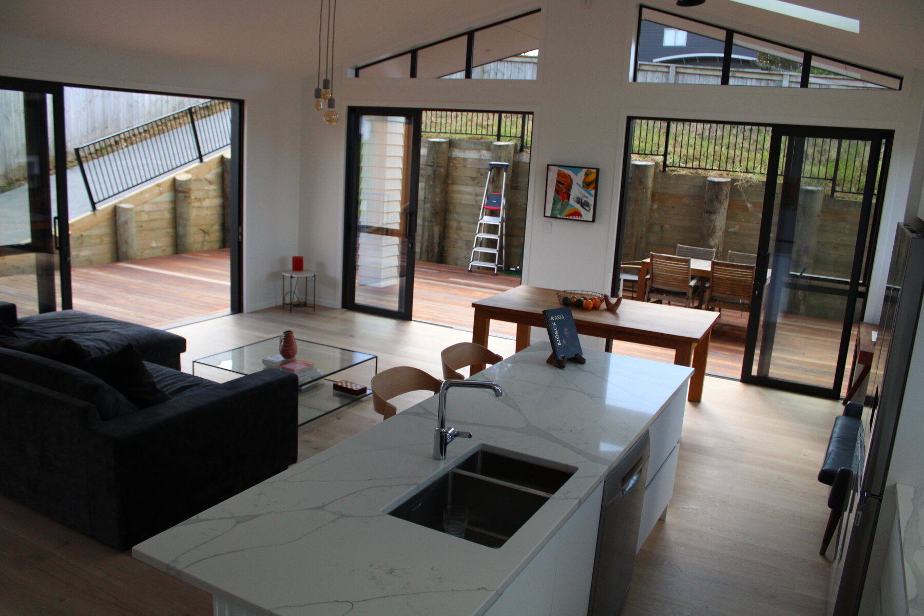 Langs Beach kitchen table